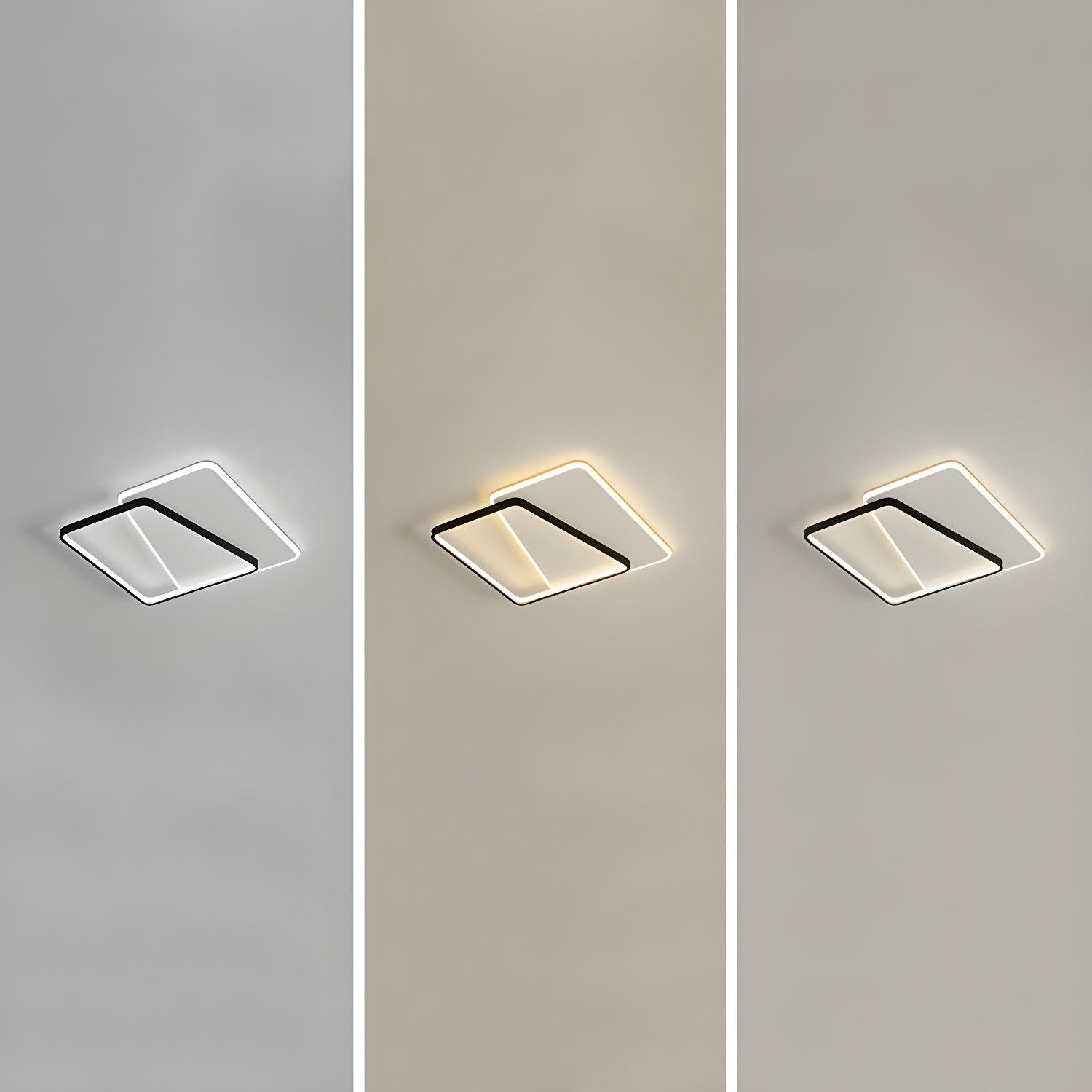 Minimalism Flush Ceiling Light Fixtures LED Geometric Ceiling Light Fixture