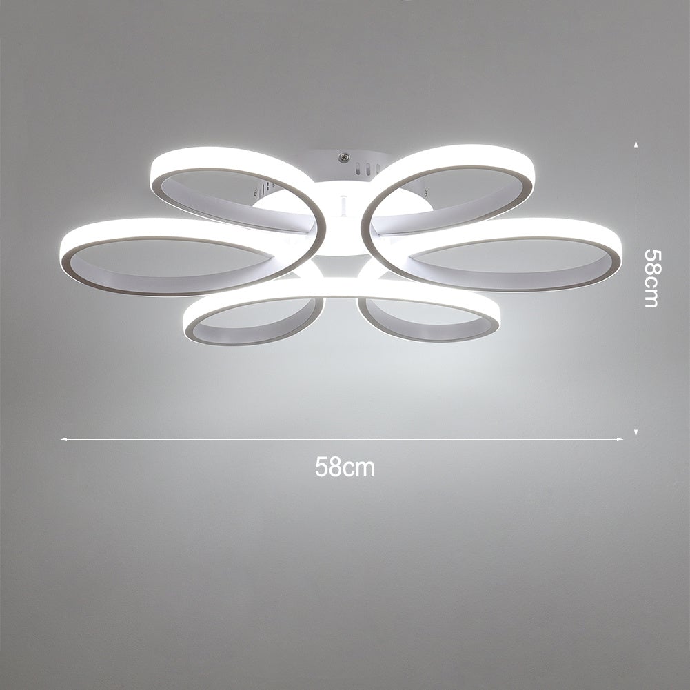 Modern Acrylic Petal LED Kitchen Ceiling Lights