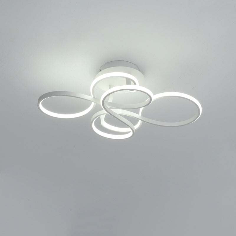 Modern LED Ceiling Light with Irregular Lampshades