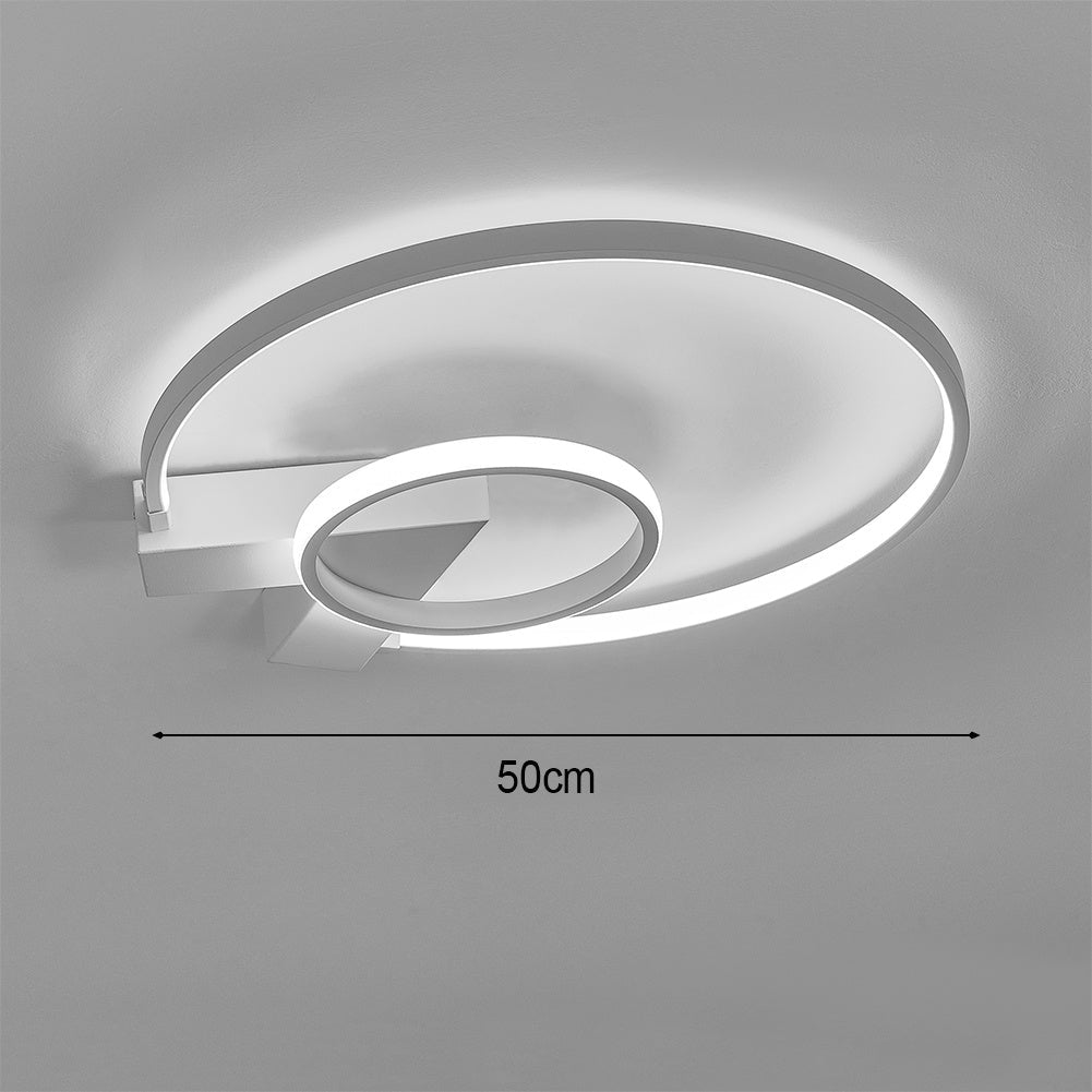 Circular LED Ceiling Light with Double Shades, Dimmable/Non-Dimmable