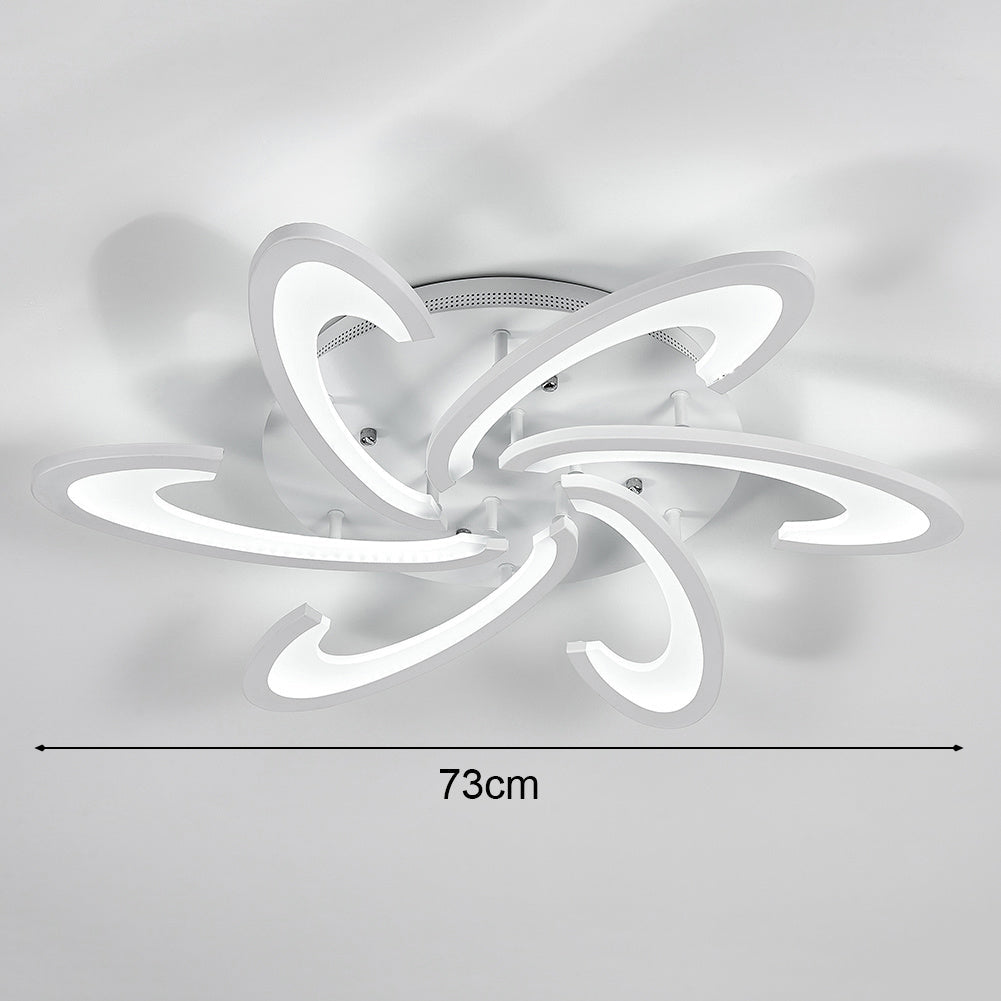 Modern LED Ceiling Light with Arc Spreading - Non-Dimmable