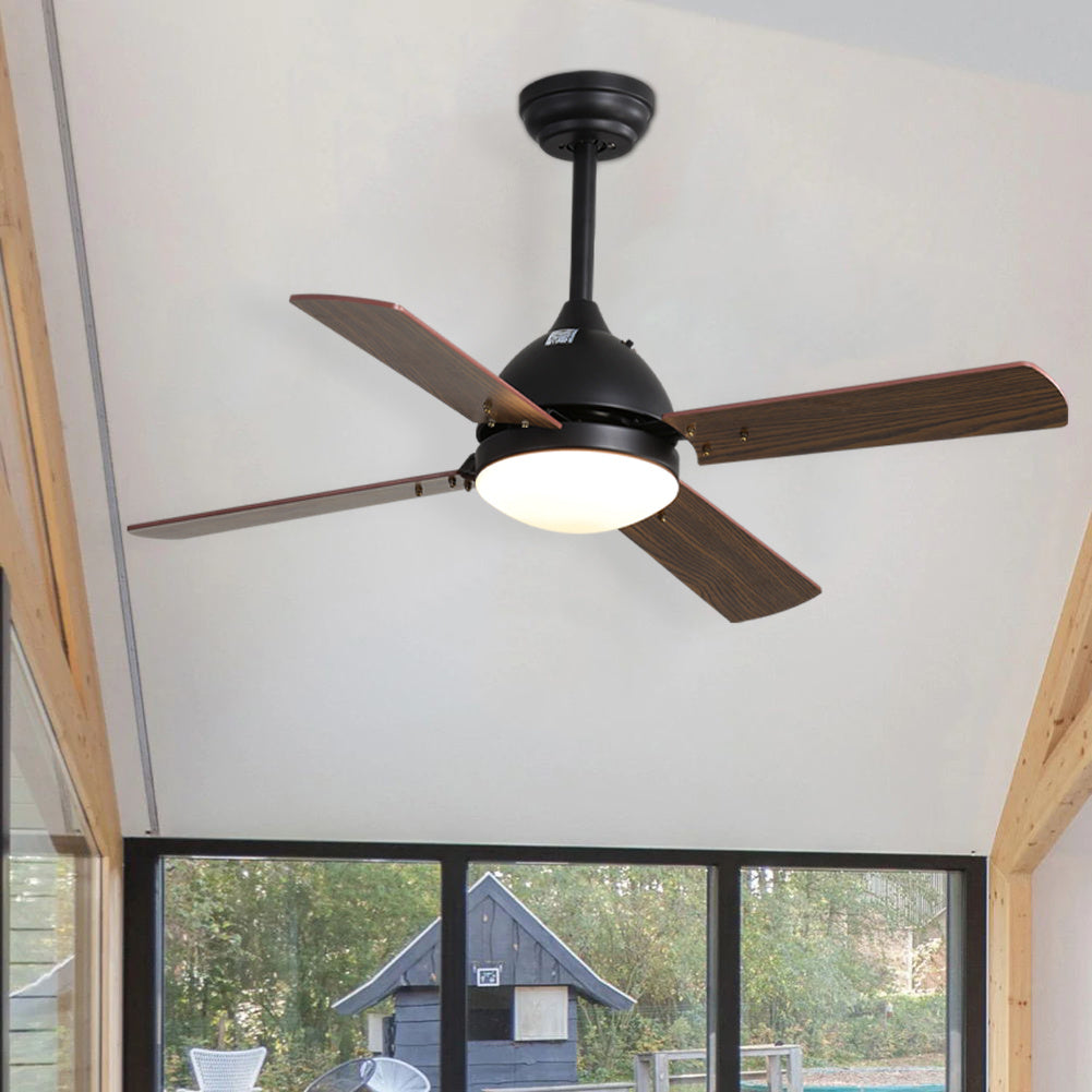 4/ 5 Blades Vintage Bronze Ceiling Fan with Light